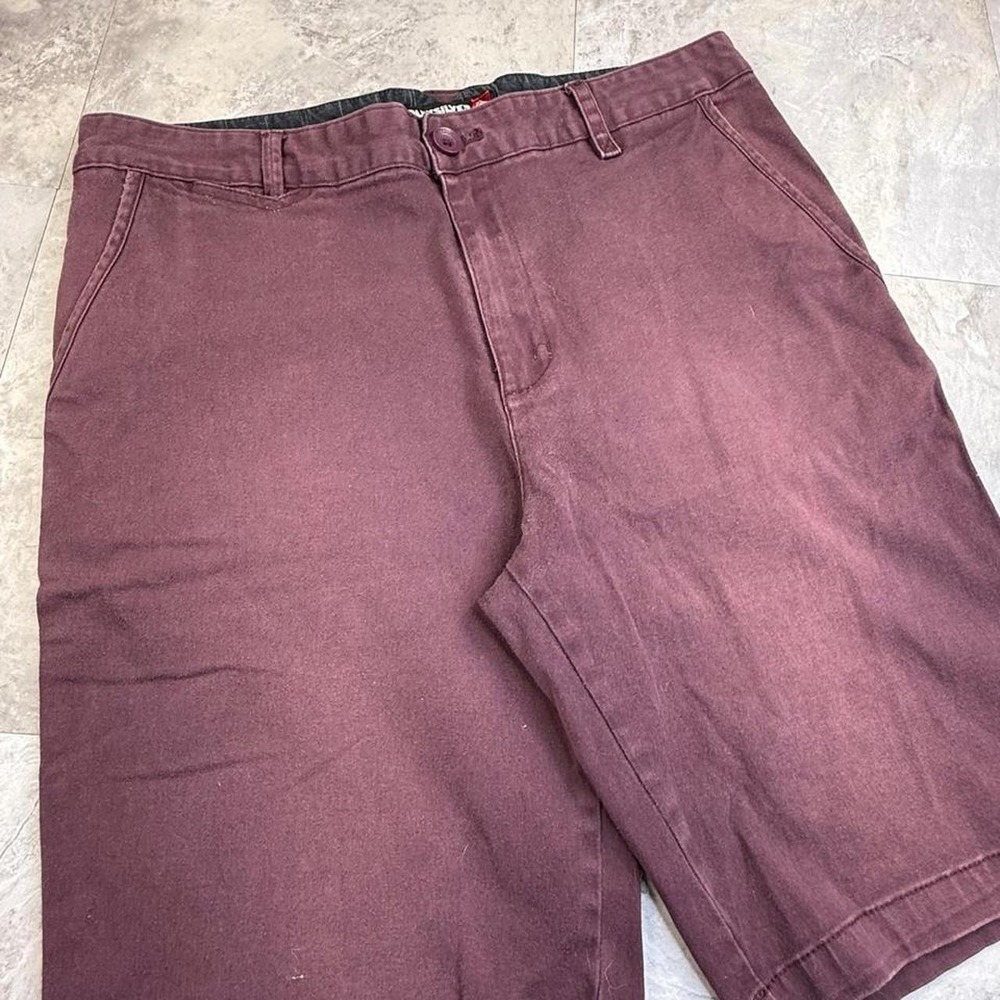 Faded purple burgundy quiksilver shorts size 32 - Picture 3 of 8